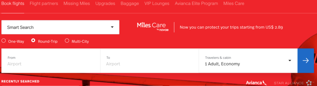 5 Best Ways to Use Avianca LifeMiles by top US travel blog Points With Q, image: Avianca LifeMiles Search Engine