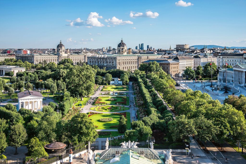 Avianca Vuela Visa Card Review: Earn 3x LifeMiles on Avianca Purchases featured by top US travel blog Points With Q, image: View of the Volksgarten Museums and Parliament Le Meridien Vienna