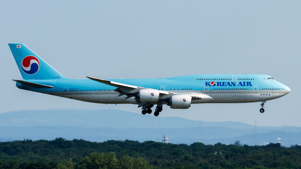 Korean Air Lines Boeing 747-8 Frankfurt Airport