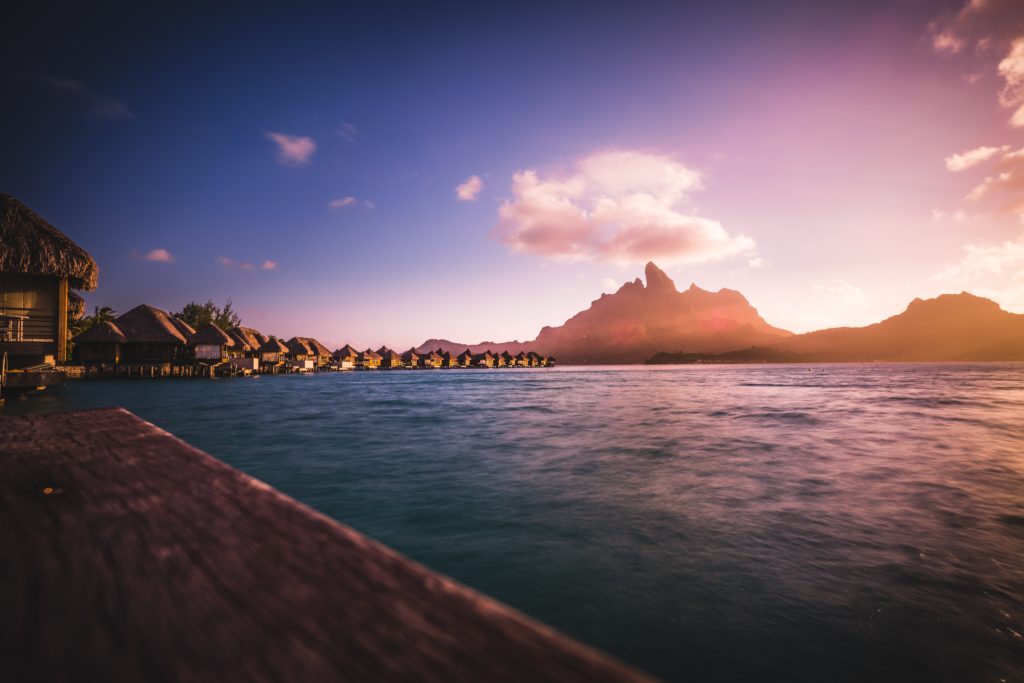 How To Use Marriott Points to Fly With Airline Partners featured by top US travel hacker, Points with Q: image of Bora Bora French Polynesia