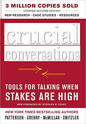 Top 3 Best Books to Read While Traveling featured by top US travel hacker, Points with Q: image of Crucial Conversations Book