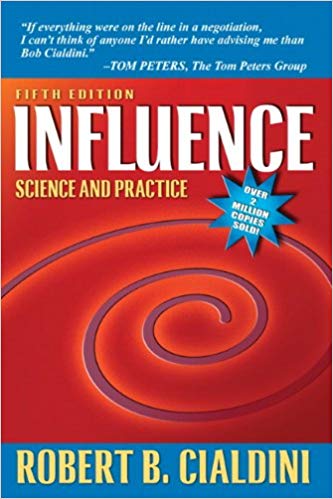 Top 3 books to read while traveling in April featured by top US travel hacker, Points with Q: image of Influence and Practice by Robert B Cialdini