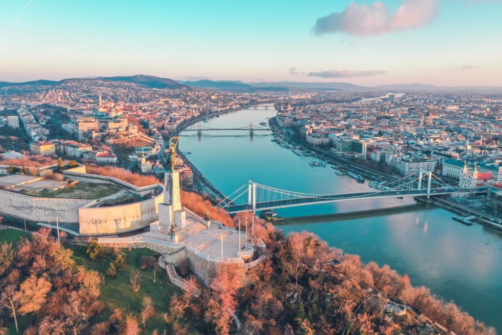 How to Use United Miles to fly to Europe featured by top US travel hacker, Points with Q: 
 image of image of Budapest Hungary