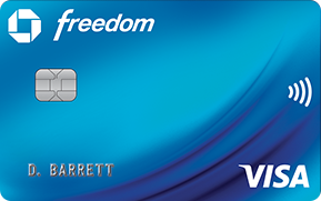 Top 6 Best Chase Credit Cards to Use To Earn Ultimate Rewards featured by top US travel hacker, Points with Q: image of Chase Freedom credit card
