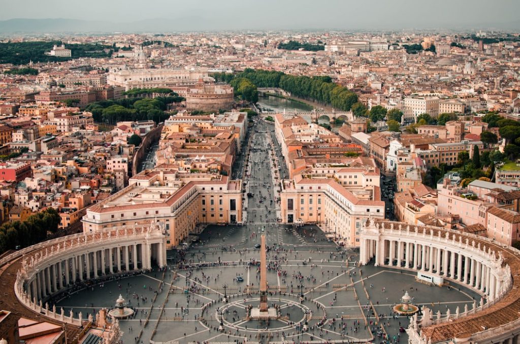 How to redeem Citi ThankYou Points to travel to Europe, tips featured by top US travel hacker, Points with Q: image of Vatican City