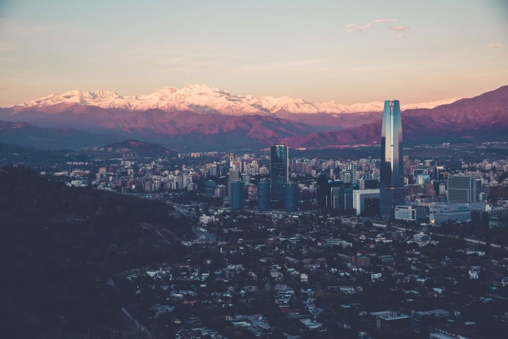 5 Best Ways To Use Cathay Pacific Asia Miles Update featured by top US travel hacking blog, Points with Q: image of Downtown Santiago Chile