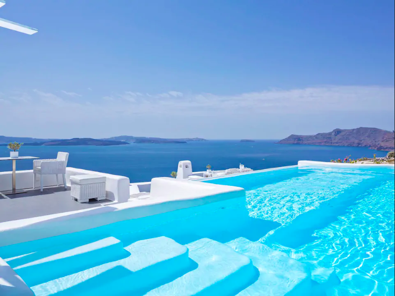 Best Hyatt Hotels featured by top US travel hacker, Points with Q: image of Canaves Oia Boutique Hotel Hyatt