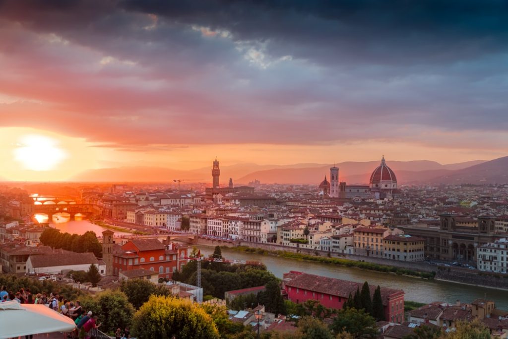 Productive Tips for Working from Home featured by top US travel hacker, Points with Q: image of Florence Metropolitan City of Florence Italy