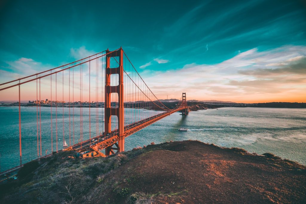 Frequent Flyer Fridays by top US travel blog Points With Q, image: Battery Spencer Sausalito Golden Gate Bridge