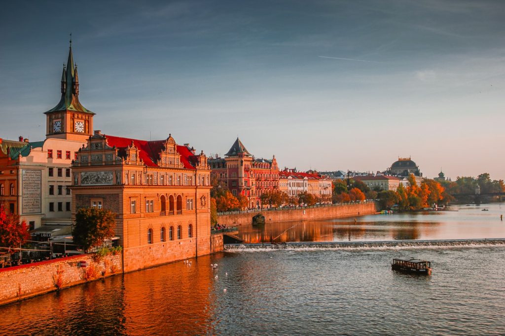 How to Use United Miles to fly to Europe featured by top US travel hacker, Points with Q: 
 image ofimage of Charles Bridge Prague Czech Republic