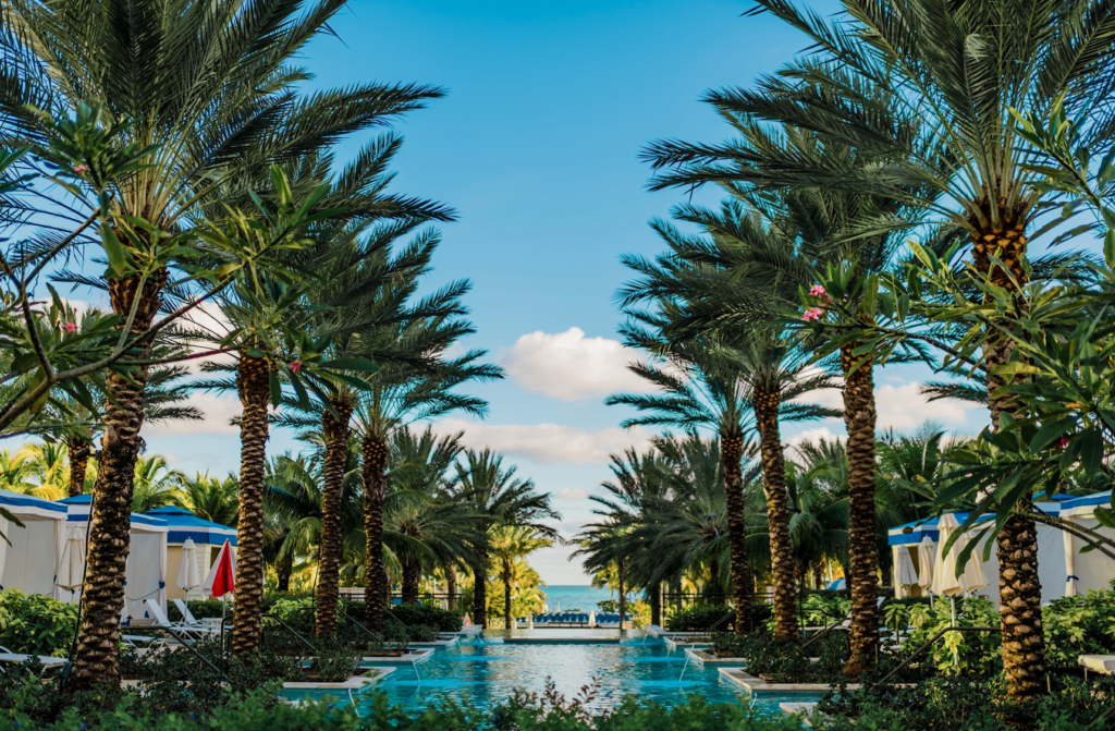 Grand Hyatt Baha Mar review featured by top US travel hacker, Points with Q: image of Grand Hyatt Baha Mar Pool View