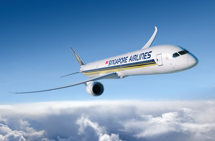Best use of Krisflyer Miles featured by top US travel hacker, Points with Q: Singapore Airlines Boeing-787-10 Plane