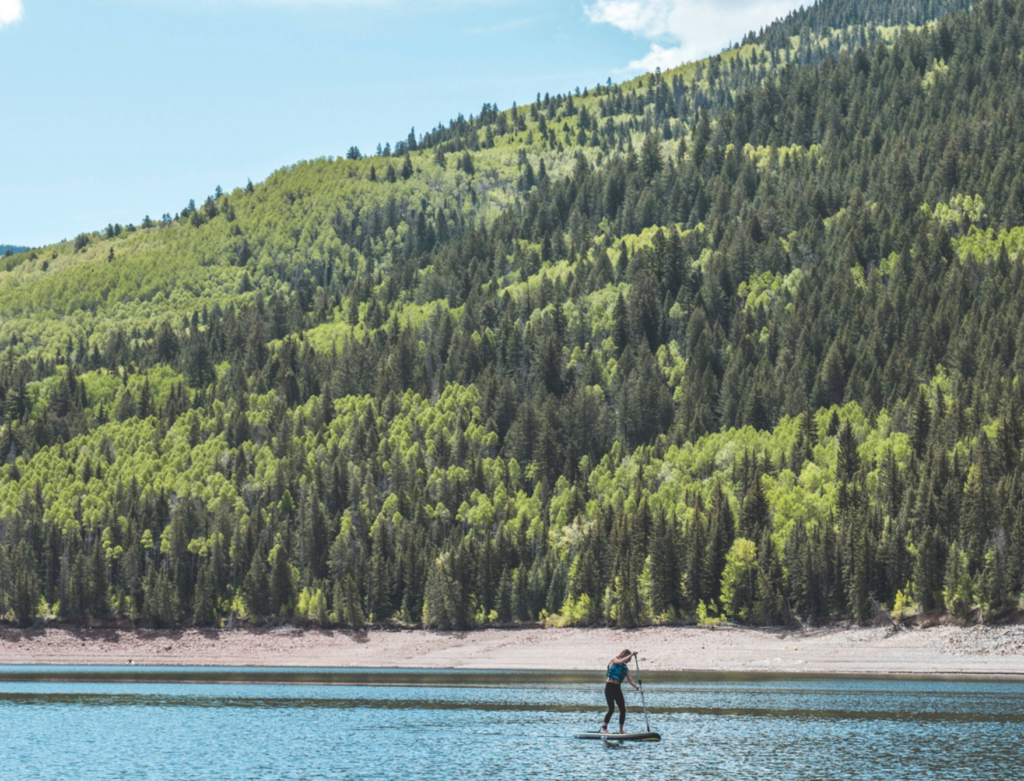 48 Hours of Frisco Colorado Travel featured by top US travel blog Points With Q, image: St Regis Aspen Paddle Boarding