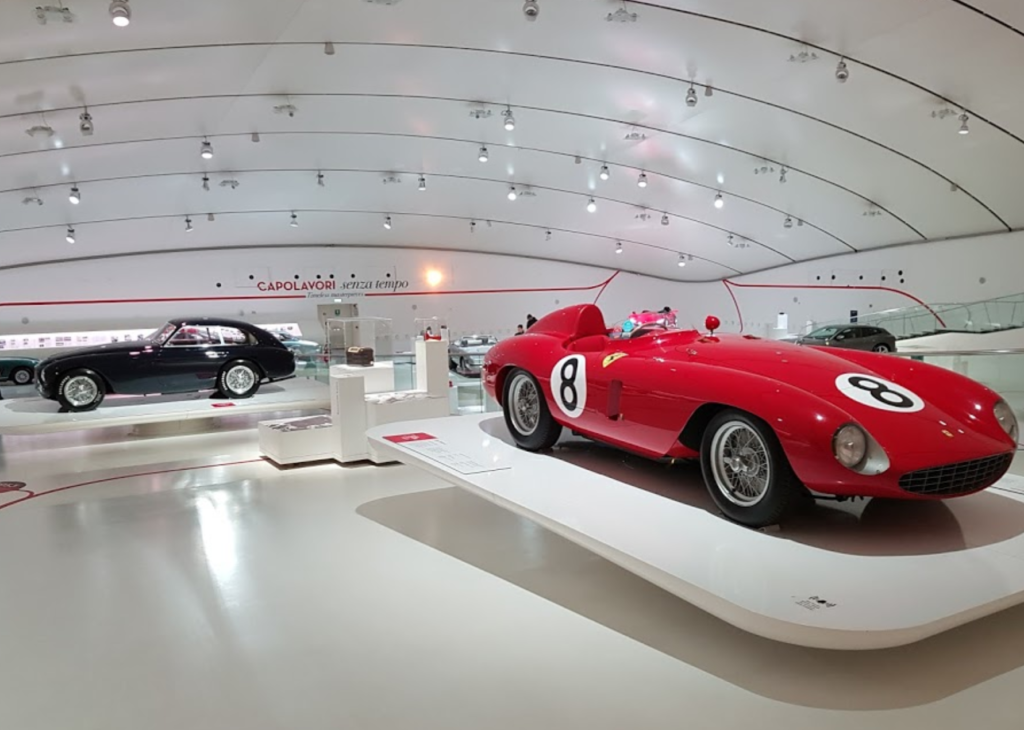 Things to Do in Modena Italy featured by top US travel hacker, Points with Q: image of Enzo Ferrari Museum Modena Italy