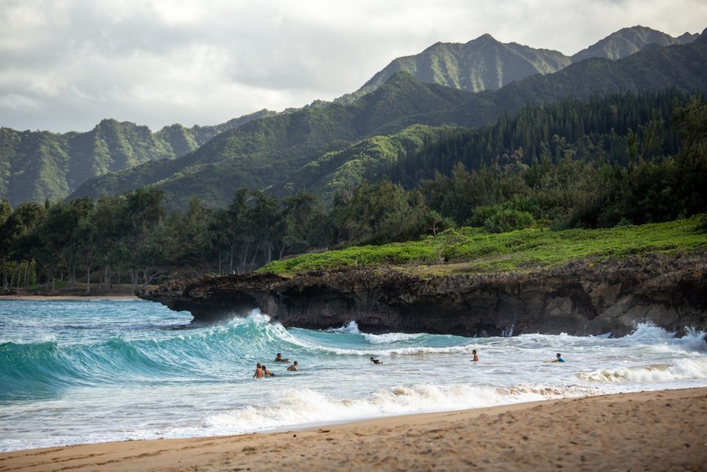 Best Ways To Use Air Canada Aeroplan Points by top US travel blog Points With Q, image: Northern beaches Oahu Hawaii