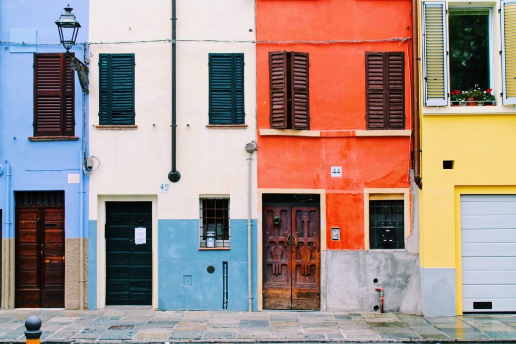Things to Do in Parma Italy featured by top US travel hacker, Points with Q: image of Parma Italy Colorful Wall