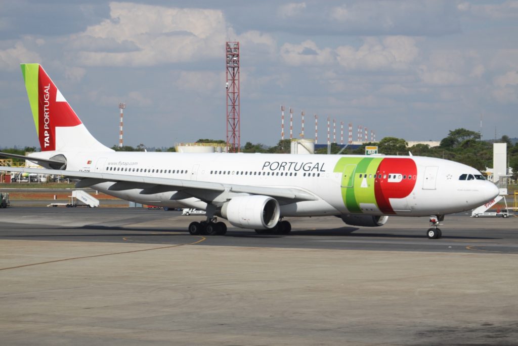 Porto Portugal in 48 Hours: A Porto Portugal Travel Guide by top US travel blog Points With Q, image: Airbus A330 TAP Portugal Plane
