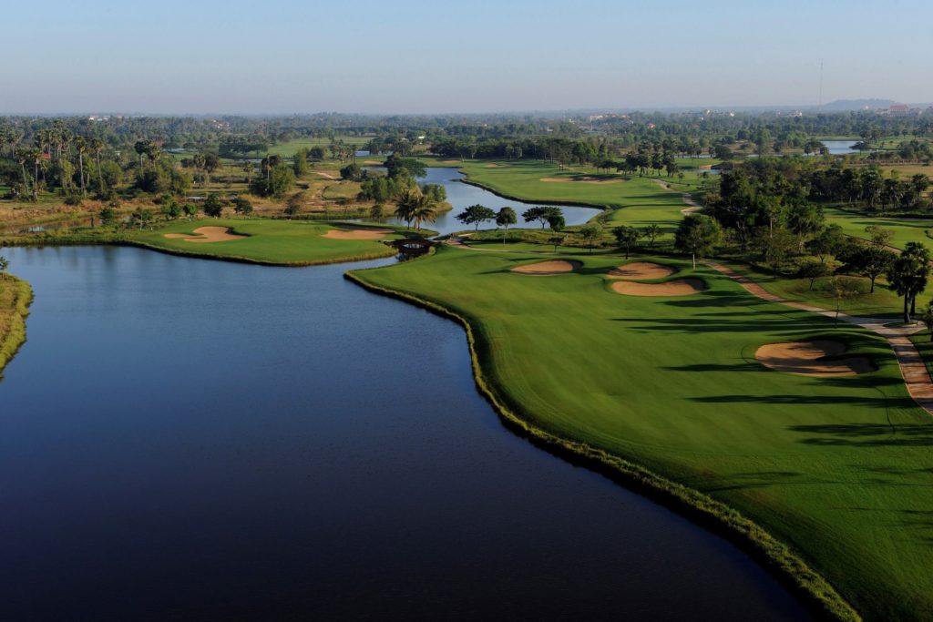 Best Siem Reap Hotels featured by top US travel hacker, Points with Q: image of Le Meridien Angkor Siem Reap Golf