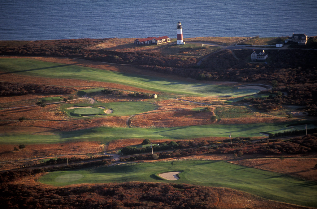 Nantucket Massachusetts Sankaty Head Lighthouse Golf Course