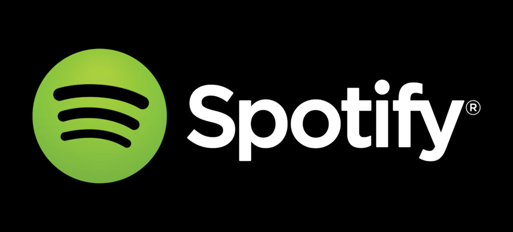 Chase Sapphire Reserve Benefits featured by top US travel blogger, Points with Q: image of Spotify Logo Horizontal Black