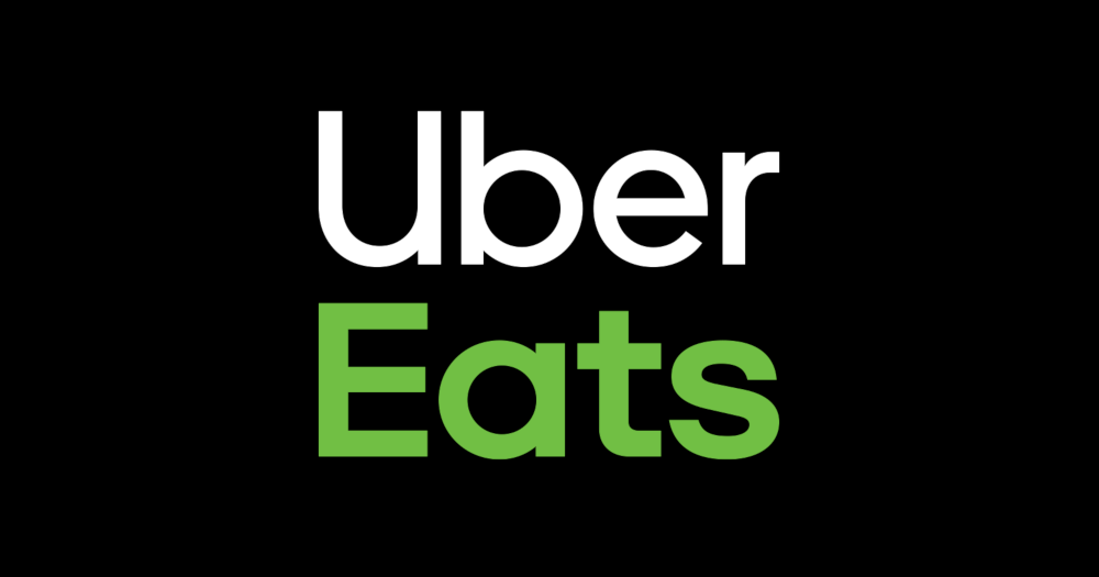 Uber Eats Logo Black White and Green