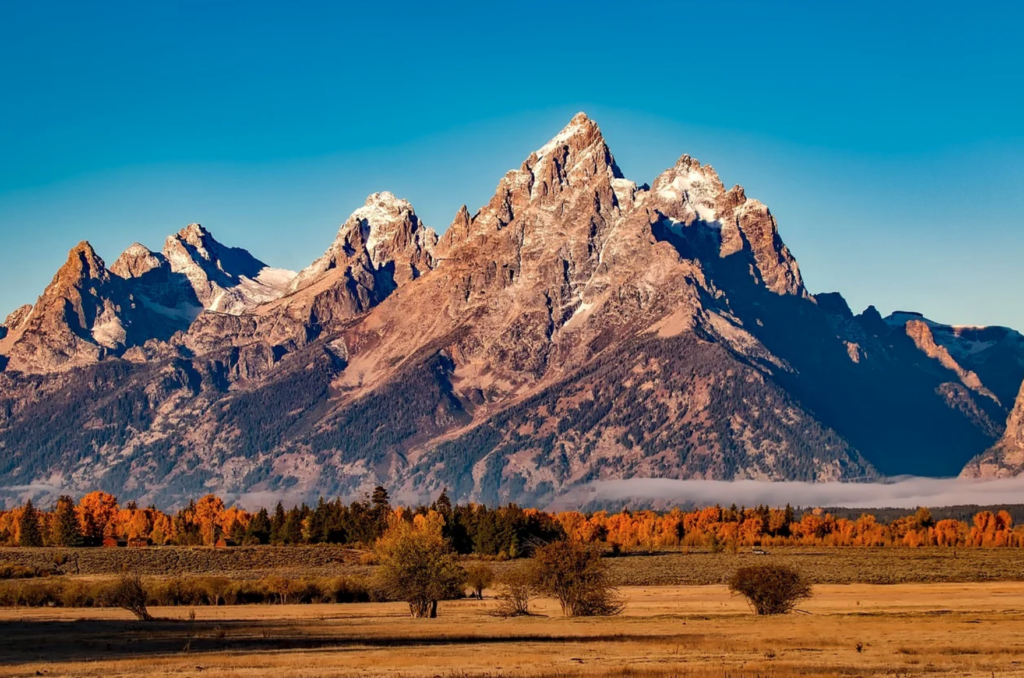 Frequent Flyer Fridays by top travel blog Points With Q, Image of: Grand Teton National Park Mountain Range