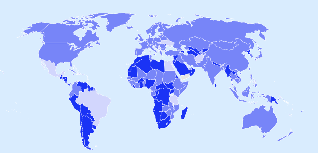 International Air Transport Association COVID-19 Travel Regulations Map