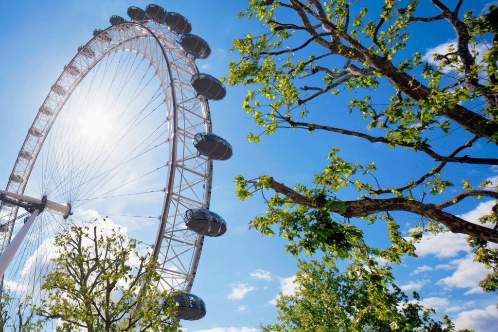 Top 5 Best Ways To Use Virgin Atlantic Flying Club Miles featured by top US travel blog, Points with Q: image of Le Meridien Marriott London Eye