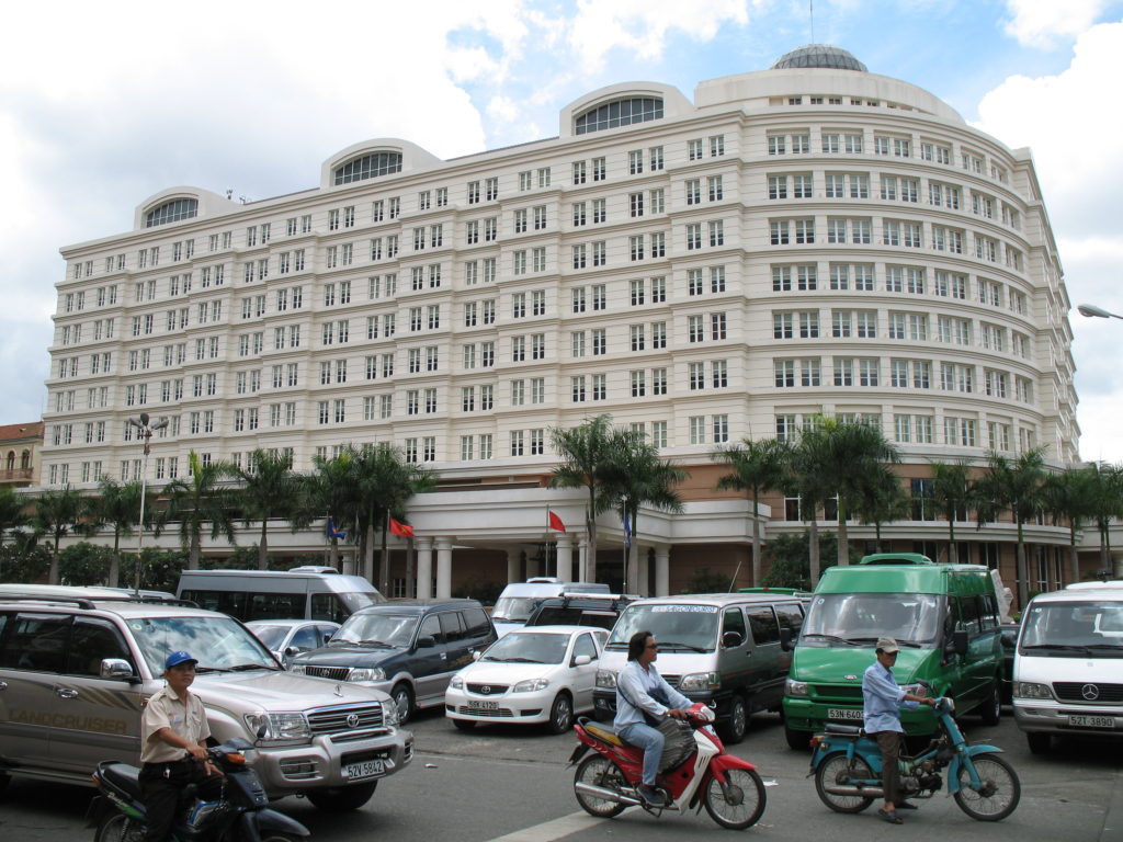 Vietnam Travel featured by top US travel blog, Points with Q: image of Park Hyatt Saigon