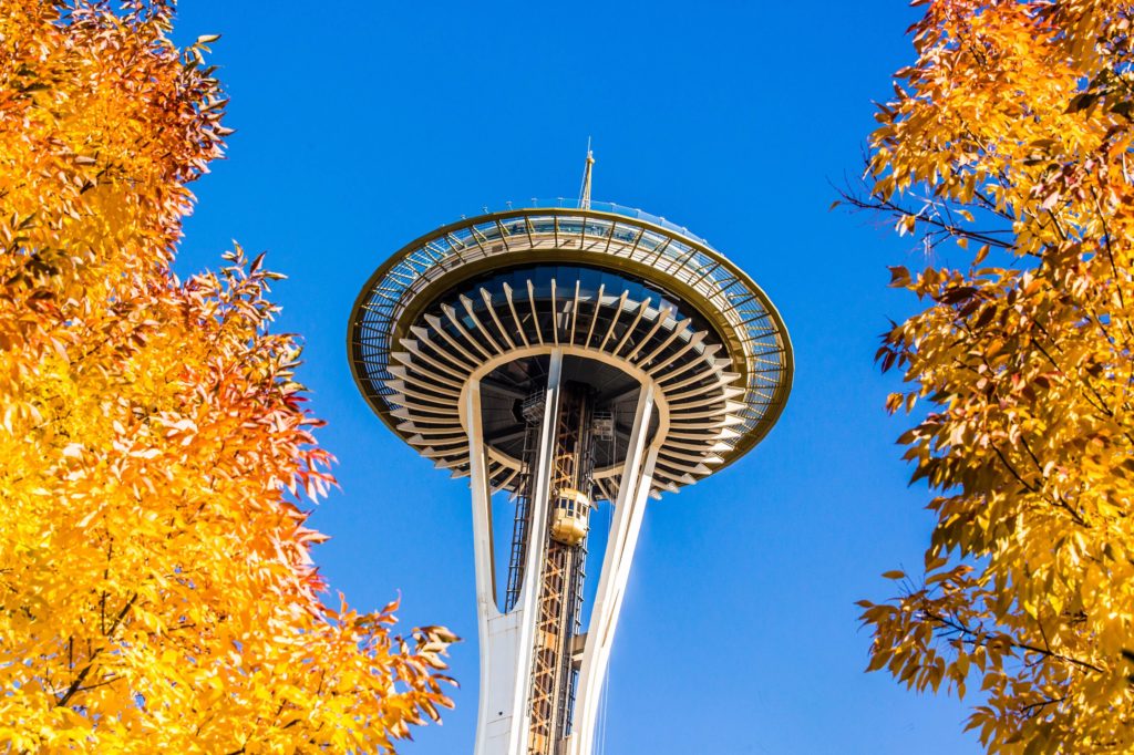 Seattle Travel: Places to Visit in Seattle in 48 Hours featured by top US travel blog, Points with Q: image W Seattle Marriott Space Needle