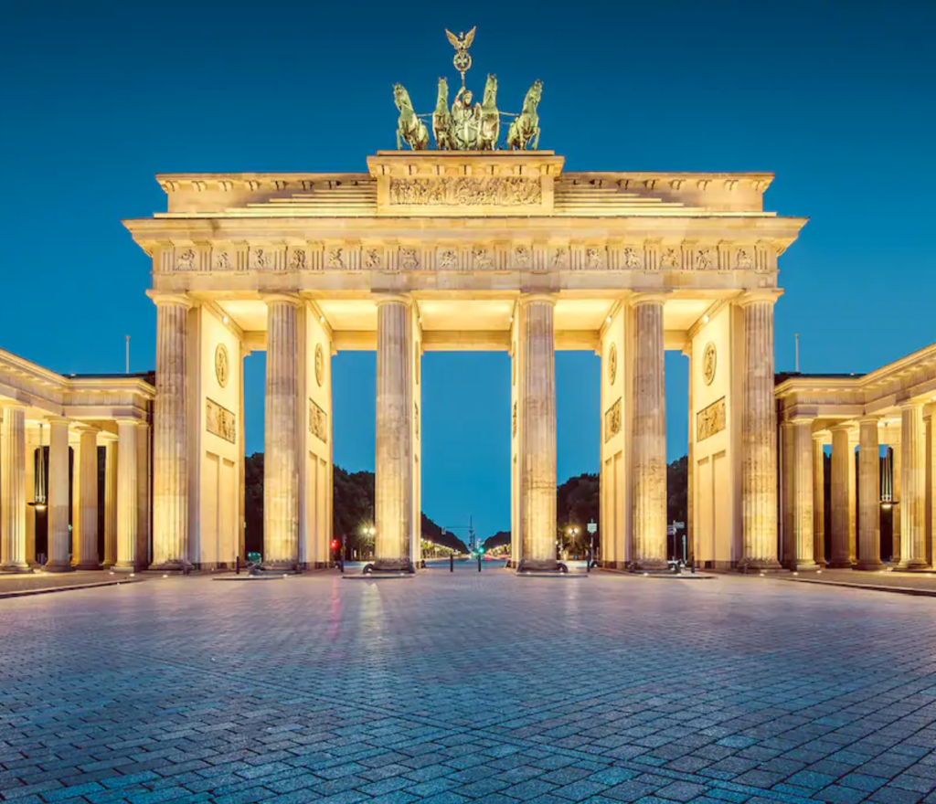 Grand Hyatt Berlin Brandenburg Gate by Night