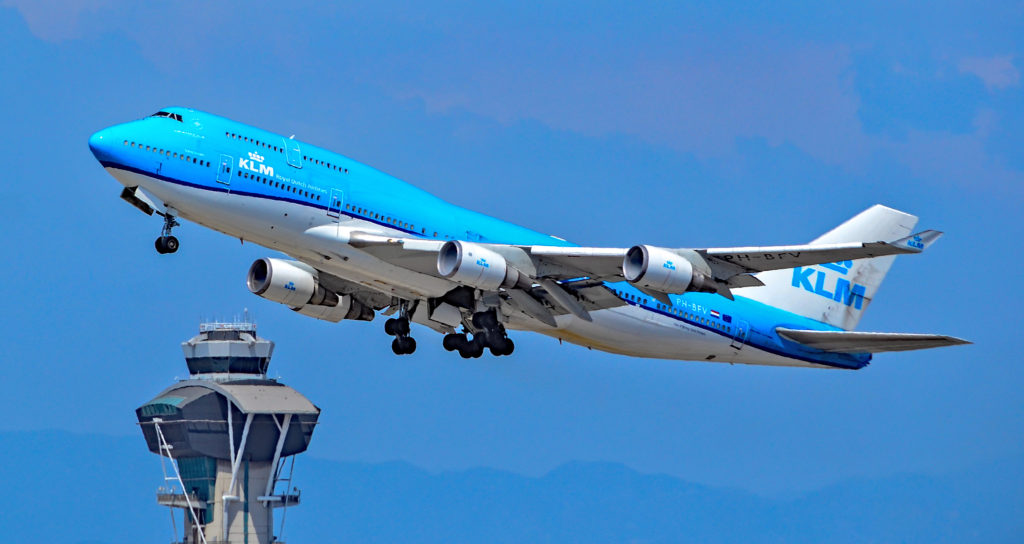 KLM Boeing 747-406 Vancouver