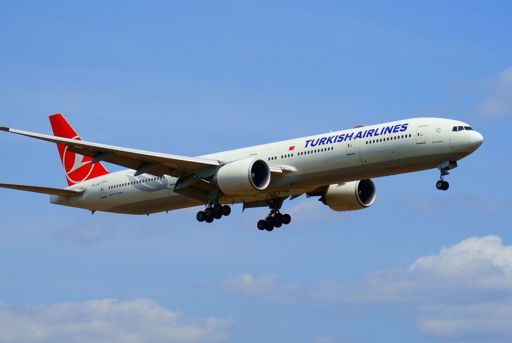 Turkish Airlines Miles and Smiles: 5 Best Ways To Use Turkish Airlines Miles by top US travel blog Points With Q, image: Turkish Airlines Boeing 777-300ER Tokyo Narita Airport
