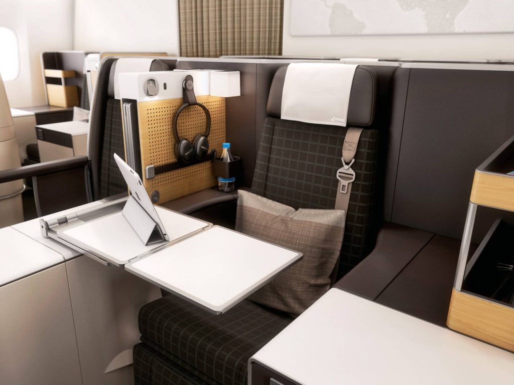 Avianca Vuela Visa Card Review: Earn 3x LifeMiles on Avianca Purchases featured by top US travel blog Points With Q, image: SWISS Business Class Boeing 777
