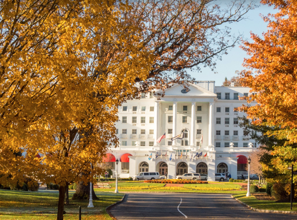 The Greenbrier Resort Front View Fall