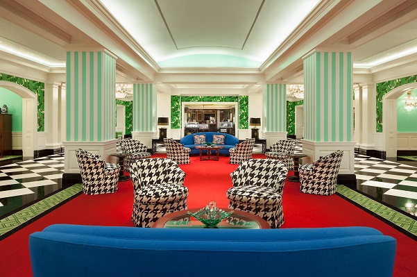 The Greenbrier Hotel Review: A West Virginia Vacation by top US travel blog Points With Q, image: The Greenbrier Resort Lobby View