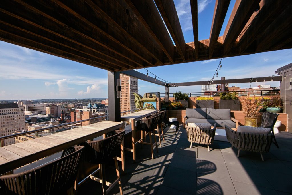 The Elyton Hotel Review: A Boutique Hotel in Downtown Birmingham 
 by top US travel blog Points With Q, image: Elyton Hotel Marriott Birmingham Moonshine Rooftop