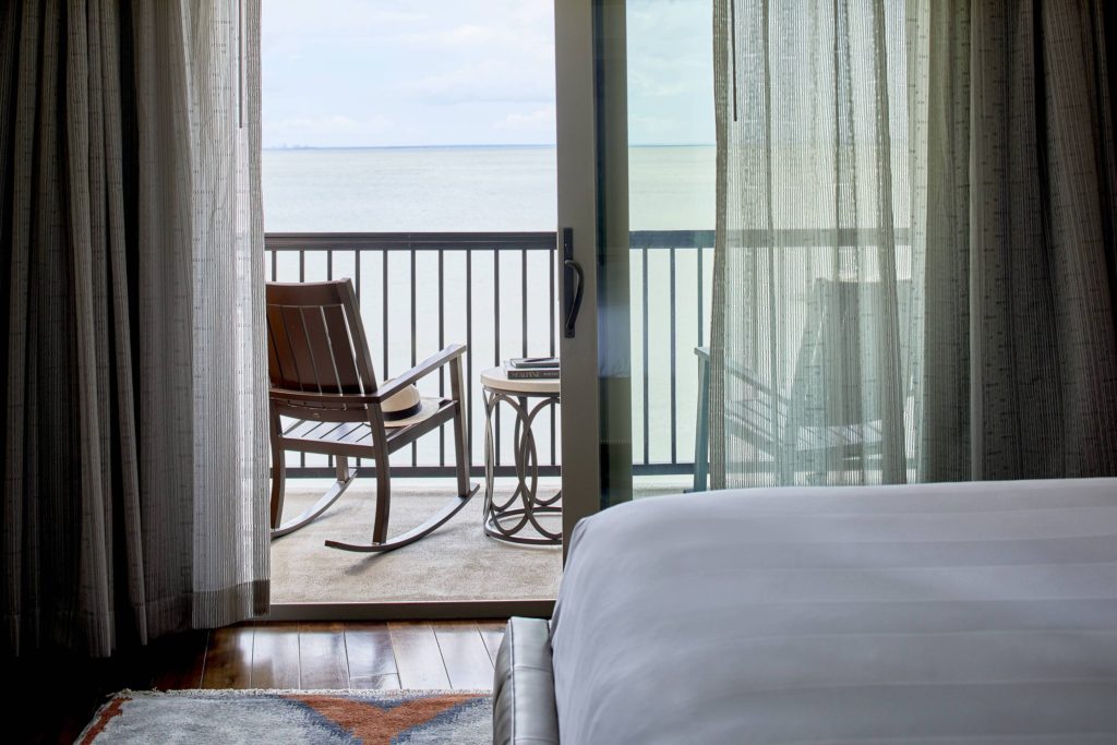Grand Hotel Point Clear Marriott Review: A Gulf Coast Hotel featured by top US travel blog Points With Q, image: Grand Hotel Fairhope Marriott Governor's Suite Balcony