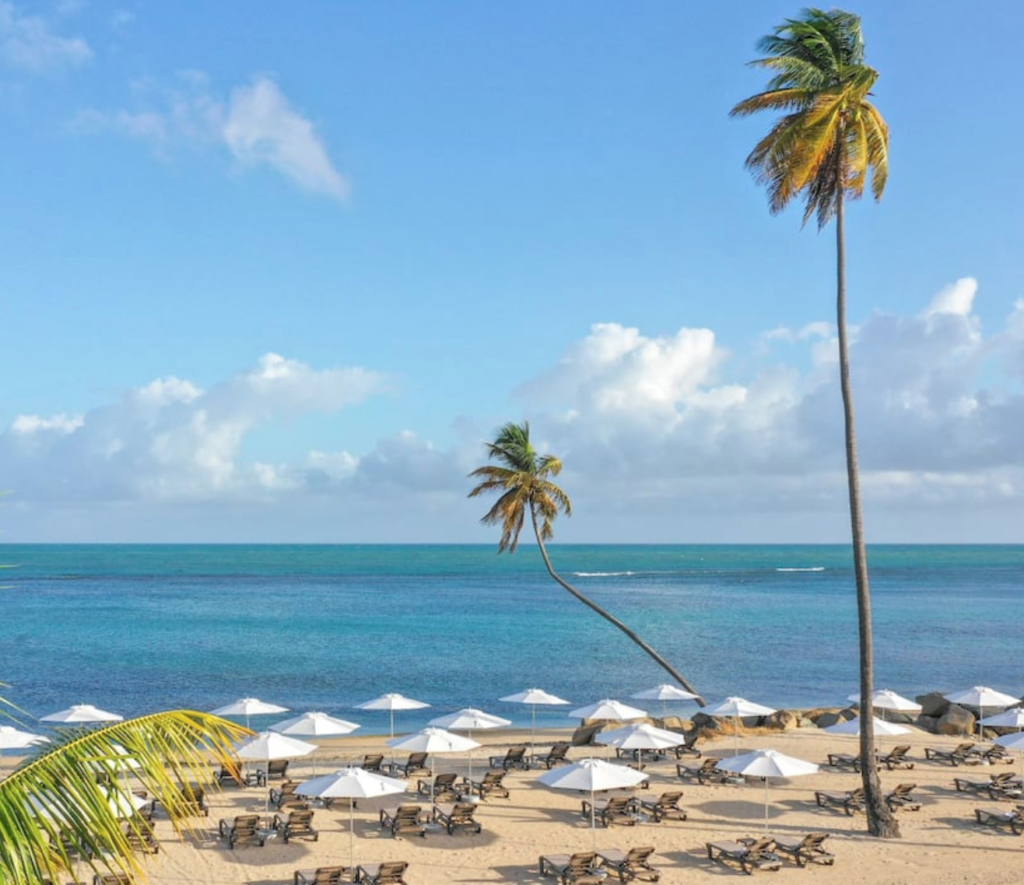 Puerto Rico Travel: Places to Visit in Puerto Rico in 48 Hours featured by top US travel blog, Points With Q, image: Hyatt Regency Grand Reserve Puerto Rico Beach