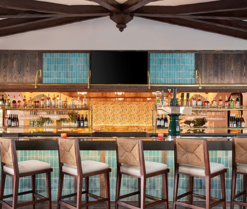 Top 3 Best Hyatt Hotels to Stay for Valentines Day in 2021 featured by top US travel blog Points With Q, image: Mar Monte Hotel Bar Hyatt Santa Barbara California