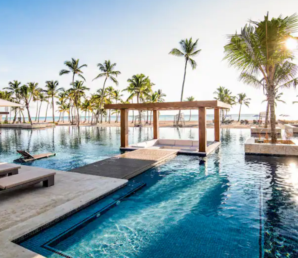 A Complete Guide to the Various Hyatt Hotels Brands featured by top US travel blog Points With Q, image: Hyatt Zilara Cap Cana Pool Punta Cana