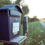 black mail box