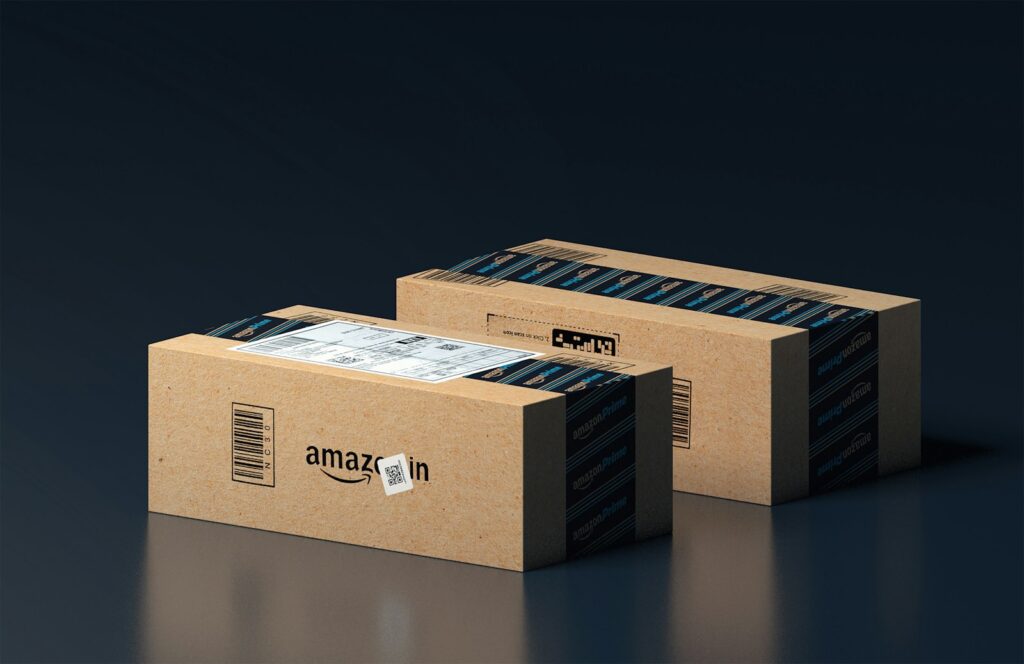 Leadership Lessons two boxes of amazon are stacked on top of each other