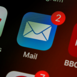 friday five closeup of mail app icon on phone